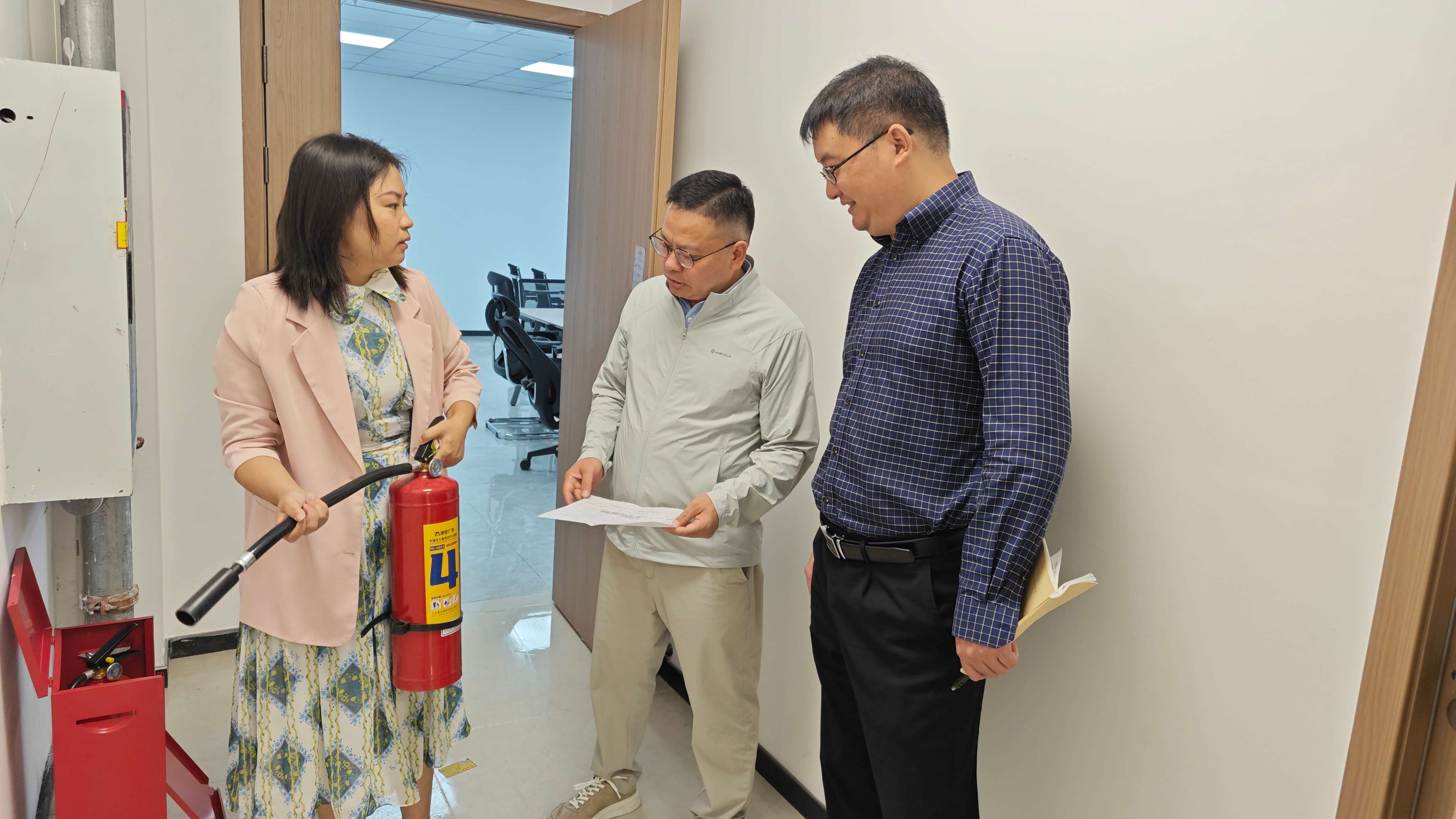公司主要领导带队开展中秋、国庆节前安全生产检查